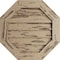 Ekena Millwork Timberthane Pecky Cypress Octagonal Faux Wood Non-Functional Gable Vent, Primed Tan, 24"W x 24"H GVUROC24X24DPCPR - alternate 1